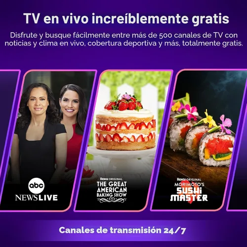 Vista 5 de Roku Smart TV 2026 – Serie Select de 43 pulgadas, 4K HDR TV – Roku TV con control remoto por voz – Televisión LED de pantalla plana con Wi-Fi