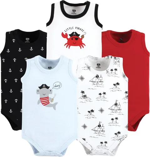 Vista 19 de Hudson Baby Mamelucos sin mangas unisex de algodón para bebé Béisbol