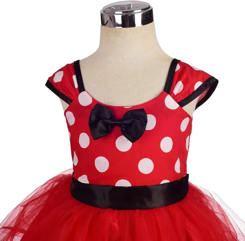 Vista 4 de Dressy Daisy - Vestido de tul para bebé o niña, con diseño de lunares, para fiesta de cumpleaños o de disfraces, talla 12meses a 5años