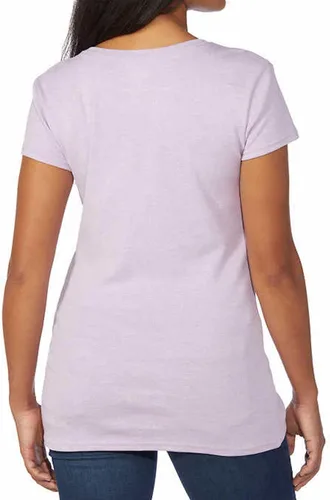 Vista 2 de Kirkland Signature Camiseta de algodón con cuello en V para mujer