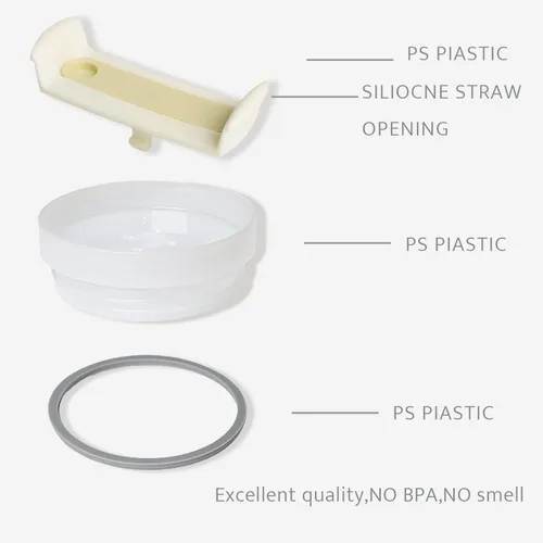 Vista 3 de Tapa de vaso de 40 onzas para Stanley, a prueba de derrames, resistentes a salpicaduras, funda de repuesto para accesorio de copa Stanley