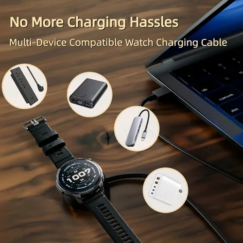 Vista 6 de Base de carga para Amazfit Bip Max/T-Rex3/Active Max