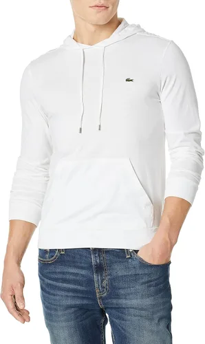 Vista 3 de Lacoste - Camiseta de manga larga de algodón con capucha para hombre
