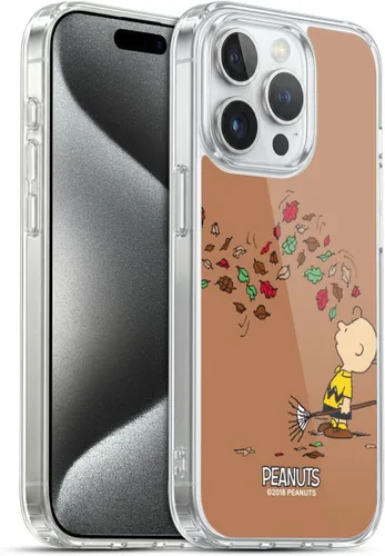 Vista 133 de Head Case Designs Funda de gel suave con licencia oficial de Peanuts Autumn Charlie Brown compatible con Apple iPhone 7 Plus/iPhone 8 Plus