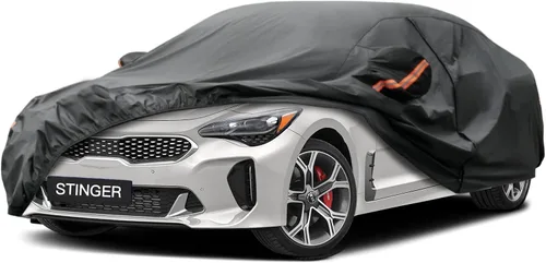 Vista 19 de Kayme Funda de automóvil de 6 capas para Audi A4 Sedan (2011-2023), impermeable para todo tipo de clima, cubierta exterior completa, protección