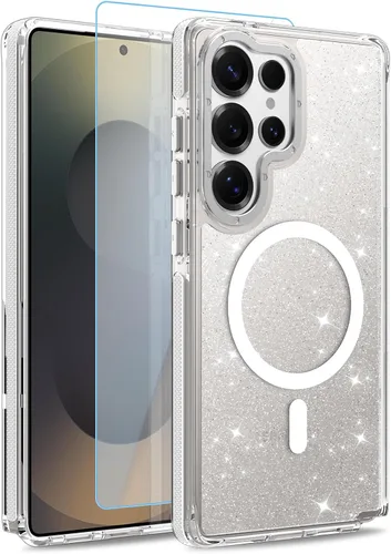 Vista 251 de Funda magnética para Google Pixel 10 Pro XL [compatible con Magsafe] [bonito diseño fluorescente de moda] a prueba de golpes, delgada, translúcida