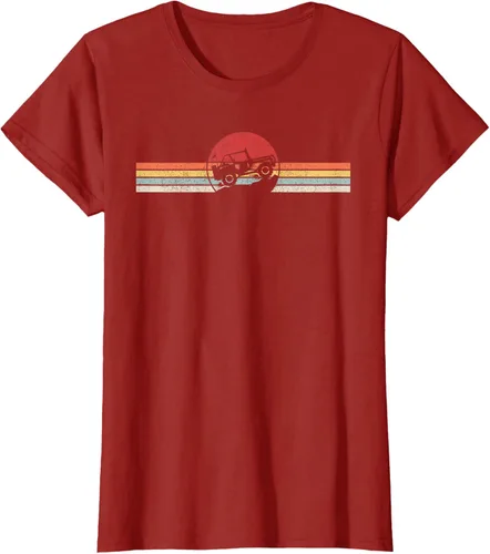 Vista 59 de Camiseta retro vintage Off Road 4X4 Negro