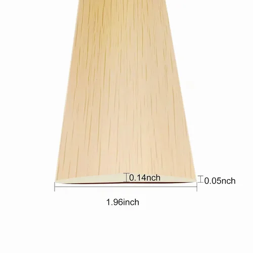 Vista 4 de Tira de transición de piso autoadhesiva, tira de cubierta de piso laminado