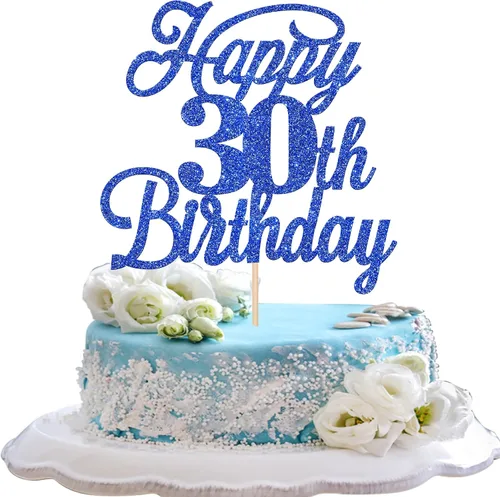 Vista 50 de Rsstarxi 1 paquete de decoración para tarta de cumpleaños 8 con purpurina negra de 8 años y fabulosos saludos a 8 años de edad, para celebrar el 8º