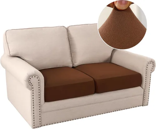 Vista 33 de H.VERSAILTEX Fundas de cojín de vellón para sofá, fundas elásticas para sillas de sala de estar, fundas de sofá modular, tela cómoda y duradera