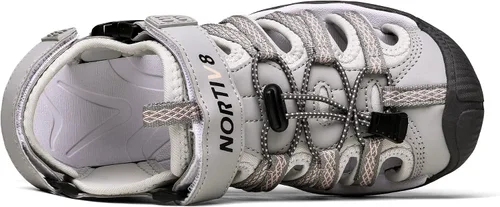 Vista 4 de NORTIV 8 Hiking Sandals Women Closed Toe Athletic Sport Sandals Womens Summer Shoes Lightweight Trail Walking Sandals for Women