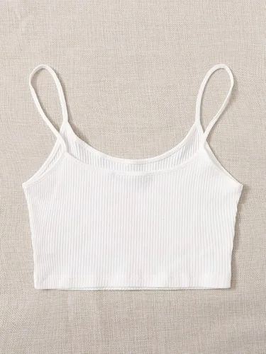 Vista 2 de Floerns Camisola sin mangas con estampado de letras para mujer