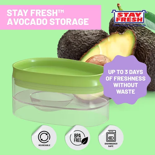 Vista 2 de Stay Fresh Contenedor de queso para nevera, recipiente de plástico transparente para queso, apto para lavavajillas, sin BPA, almacenamiento de queso