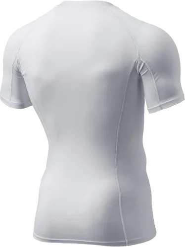 Vista 9 de TSLA - Paquetes de 1 o 3 camisetas de compresión para hombre, FPU 50+, de secado rápido, de manga corta, camiseta de entrenamiento atlético