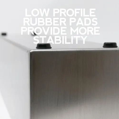 Vista 7 de [Usado] Buhbo Maceta rectangular moderna de acero tipo artesa de 16 pulgadas, negro