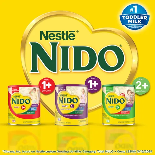 Vista 7 de Nestle Nido Kinder 2+ - Leche en polvo para niños pequeños, 28.22 oz, paquete de 36