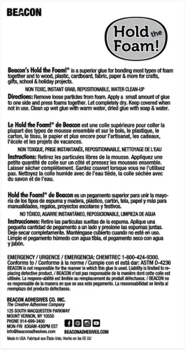Vista 2 de Beacon Hold the Foam Glue 2oz