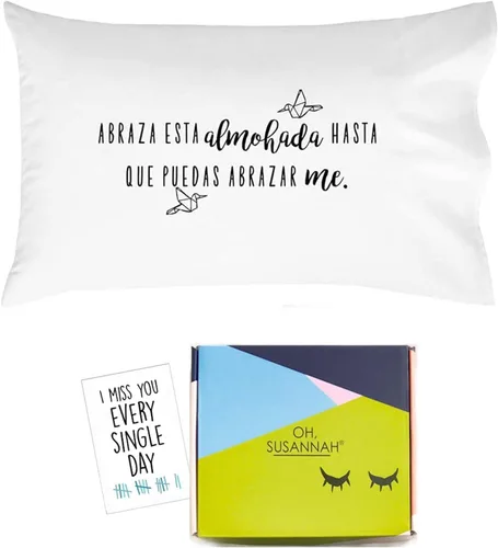 Vista 9 de Oh, Susannah Listo para regalar, abrazar esta almohada hasta que puedas abrazarme, kit de regalo de funda de almohada incluida, regalo de relación a