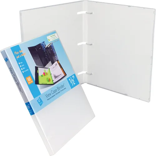Vista 12 de UniKeep Carpeta de 3 anillos – La carpeta está totalmente cerrada, disponible en blanco, transparente o negro y en diferentes tamaños de lomo