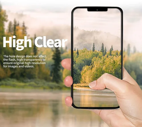 Vista 5 de LucBuy Protector de lente de cámara para iPhone XR Convert to iPhone 11, película de vidrio templado transparente ultra fina, cubierta protectora