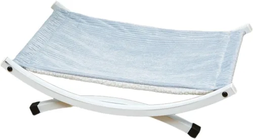 Vista 6 de Cama elevada para interiores y exteriores, hamaca elevada para mascotas, moderna y elegante cama elevada para gatos, tumbona para cachorros para uso