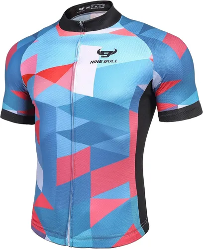 Vista 3 de Conjunto de camiseta de ciclismo para hombre, camiseta reflectante de secado rápido y pantalones cortos de ciclismo acolchados 3D, Spqx-10