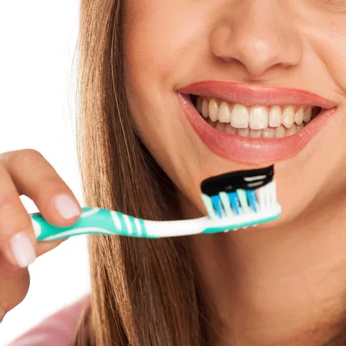 Vista 7 de Pasta de dientes blanqueadora de dientes con carbón de bambú activado DentaPro con sabor a menta