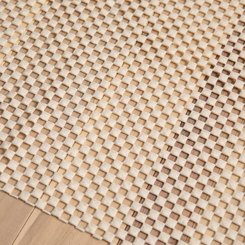 Vista 3 de Flash Furniture Fealty - Almohadilla antideslizante para alfombra de área de 2 x 3 pies, con agarre de madera dura, antideslizante, almohadilla