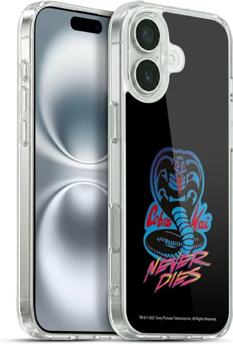 Vista 104 de Head Case Designs Funda de gel suave con licencia oficial de Cobra Kai Eagle Fang Logo Key Art compatible con Apple iPhone 7 Plus/iPhone 8 Plus