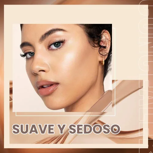 Vista 3 de Paquete de 3 correctores de cobertura completa, corrector corrector suave mate impermeable para manchas oscuras debajo de los ojos/manchas