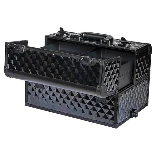 Vista 7 de Shany Rebel Series Pro Artistas de maquillaje Rolling tren y Trolley Case