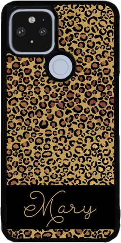 Vista 9 de Funda de goma negra personalizada de piel de leopardo compatible con Google Pixel 10, 10 Pro, 10 Pro XL, 9a, 9 Pro, Pixel 9, Pixel 9 Pro XL, 8a, 8