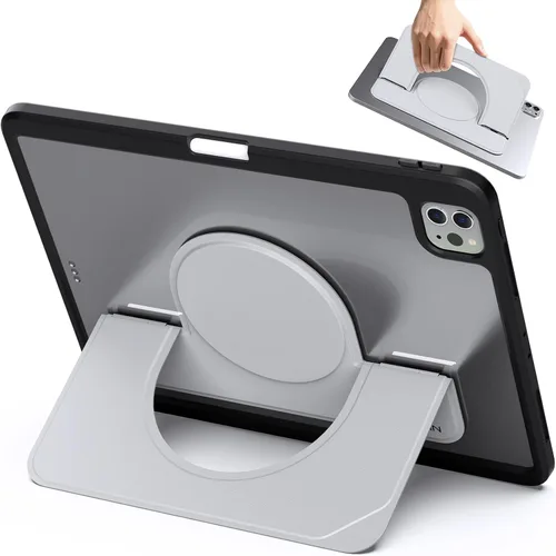 Vista 11 de Nillkin Soporte adhesivo delgado para iPad, soporte multiángulo para tablet con parte trasera magnética para iPad/Galaxy Tab y todas las tabletas