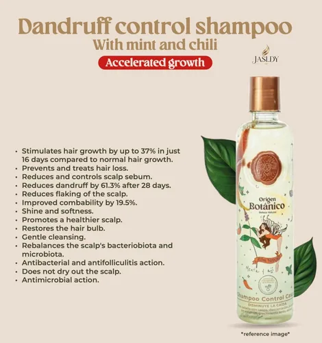 Vista 2 de RITUAL BOTANICO Champú de Menta y Aji Control de Caspa con Menta y Chile Control Caspa (Champú Menta y Aji)
