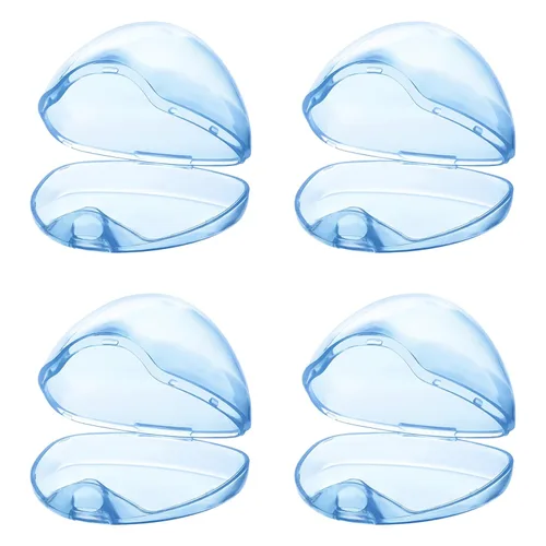 Vista 13 de Accmor Funda para chupete, estuche para chupete, contenedor para chupete para viajes, sin BPA, transparente, paquete de 2