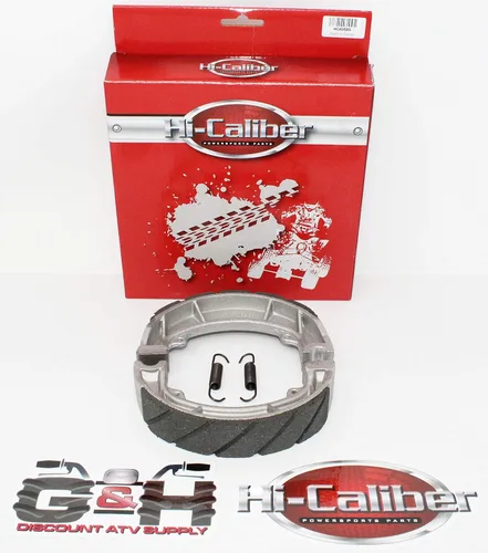 Vista 2 de ZAPATAS DE FRENO TRASERO Y MUELLES DE CALIDAD CON Ranura AGUA para todos los vehículos de tres ruedas Suzuki ALT 185 125 y LT 185 125 Quadrunner