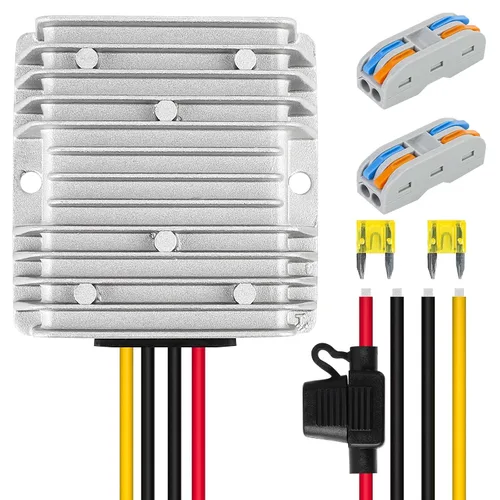 Vista 13 de Convertidor reductor de voltaje DC 8V-40V a 12V 3A 36W Regulador de voltaje automático reductor de voltaje, convertidor de potencia, módulo