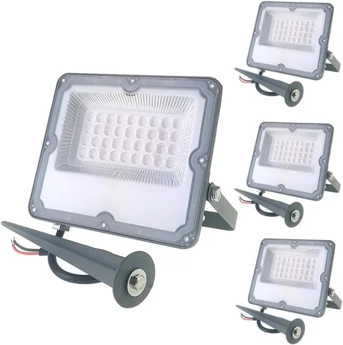 Vista 6 de QUANS Lentes LED de 10 W, blanco frío, 12 V, 24 V, 36 V, 48 V, 60 V, CC, CC, para jardín, patio, camino, paisaje, seguridad, trabajo, pared, lavado