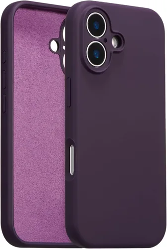Vista 36 de Funda de silicona para iPhone Air, con [protección completa de la cámara] [forro de microfibra suave antiarañazos], funda de silicona líquida ultra