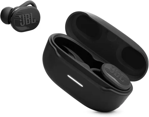 Vista 7 de JBL Endurance Race TWS - Auriculares deportivos inalámbricos resistentes al agua, sonido JBL Pure Bass, hasta 30 horas de duración de batería, IP67