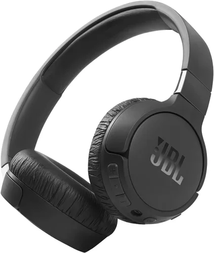 Vista 8 de JBL Tune 660NC inalámbrico con cancelación activa de ruido, batería de hasta 55 horas, micrófono para llamada, plegable y cómodo, compatible con Azul