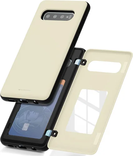 Vista 17 de GOOSPERY Funda tipo cartera para Samsung Galaxy S22 Ultra, [tarjetero] parachoques magnético de puerta con cierre automático, cubierta protectora