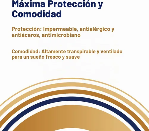 Vista 2 de CleanRest PRO Max - Protector de almohada impermeable, tamaño King, con cremallera (paquete de 1), a prueba de alérgenos y insectos de cama