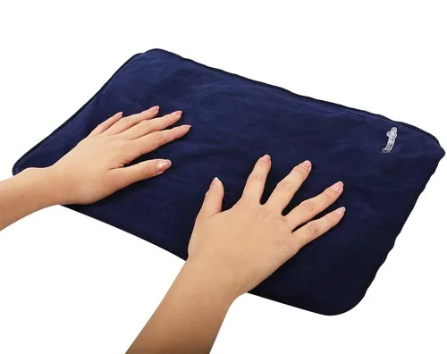 Vista 7 de plplaaoo Almohada de camping, almohada inflable de PVC, almohada plegable para mochileros, almohada de campamento lavable, almohada de viaje