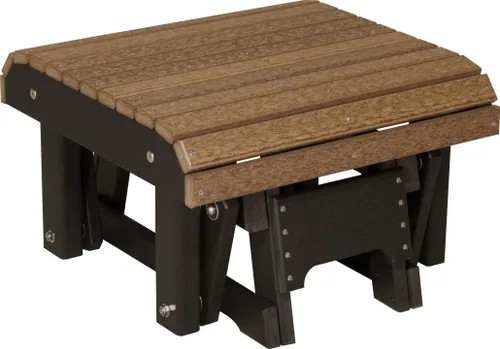 Vista 17 de LuxCraft Poly Glider - Reposapiés otomano (caoba antigua)