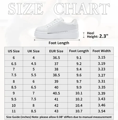 Vista 4 de Jeossy Tenis de moda con plataforma 8028 para mujer, zapatos casuales con cordones y soporte de arco