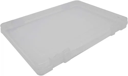 Vista 21 de Utoolmart Caja de herramientas, organizador de herramientas, caja de plástico con bandeja y organizadores, incluye cajas de piezas extraíbles