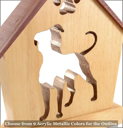 Vista 3 de Pitbull Personalized Dog Memorial Gift Sympathy Gift Ideas for loss of Dog • Handmade Custom Gift for Dog Lovers