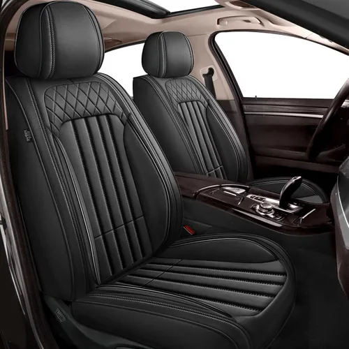 Vista 14 de Fundas de asiento para Kia Optima 2001-2020, asientos delanteros, protector de asiento impermeable, soporte ergonómico de cintura, para decoración