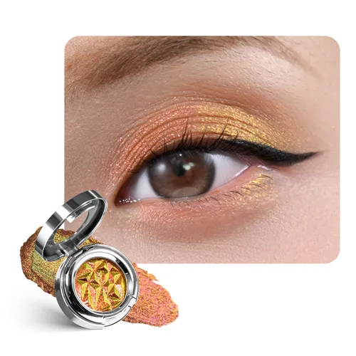 Vista 42 de CHARMACY Star Bomb - Sombra de ojos multicolor con purpurina, paleta de sombras de ojos que cambian de color, sombras de ojos en crema altamente